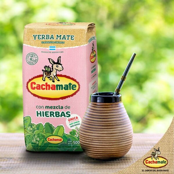 Yerba mate Cachamate Rosa 500gr