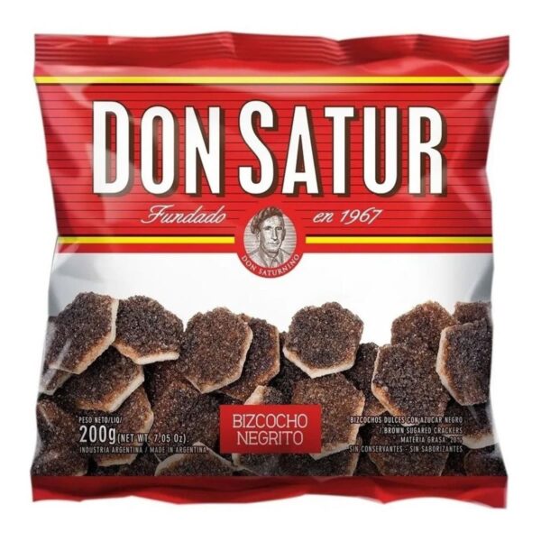 Don Satur Bizcochos Negros 200gr.