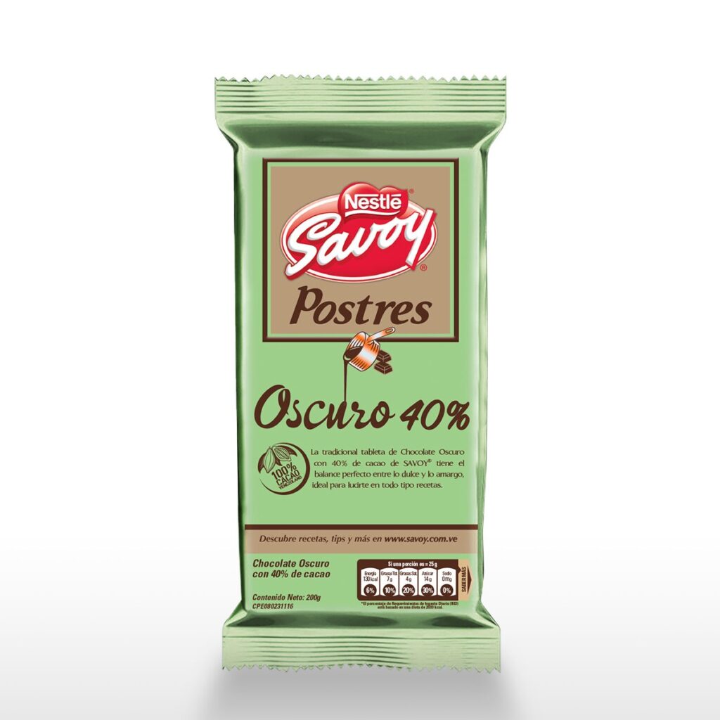 Chocolate Savoy 200gr Almacén De Los Milagros
